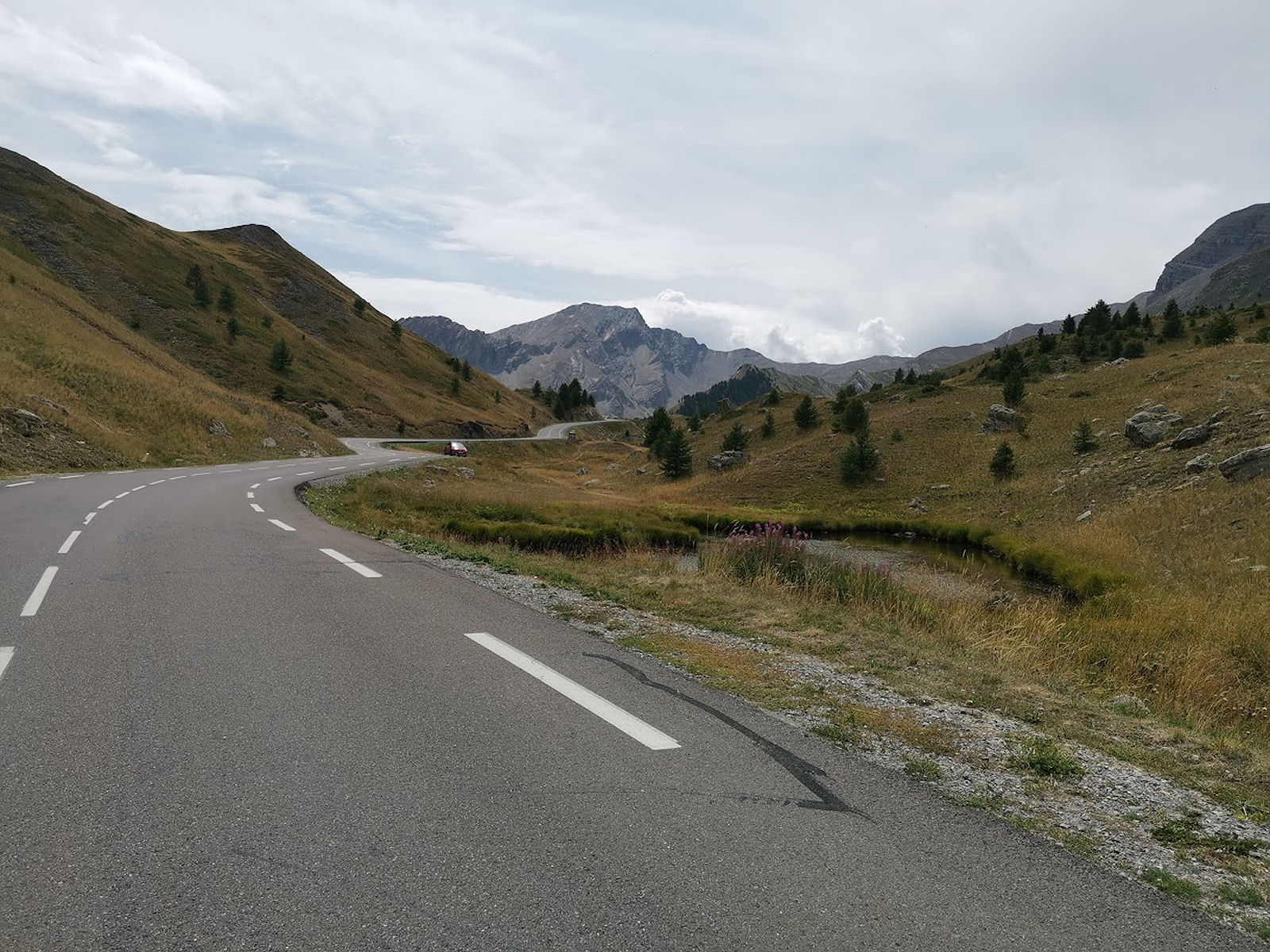 Le col de Vars en arrivant depuis le N (Guillestre)