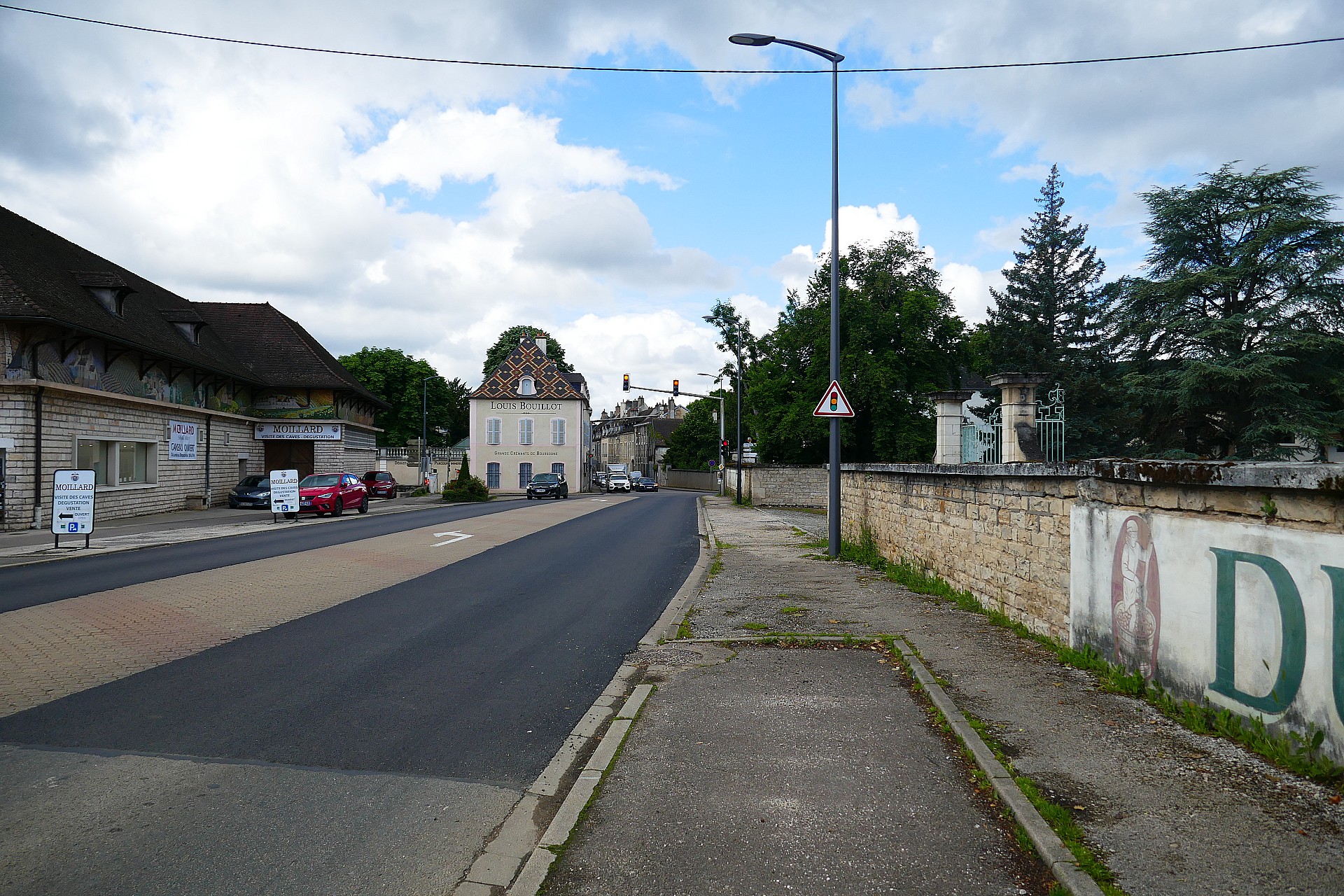 Entrée de Nuits Saint Georges et départ du clm.