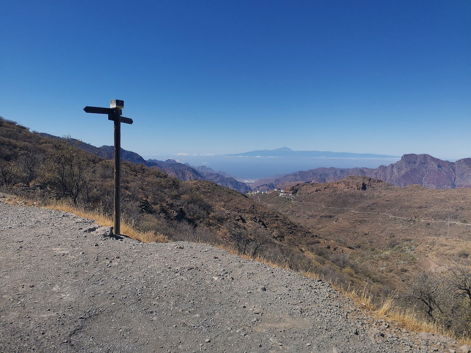Sommet, vue sur le Teide !