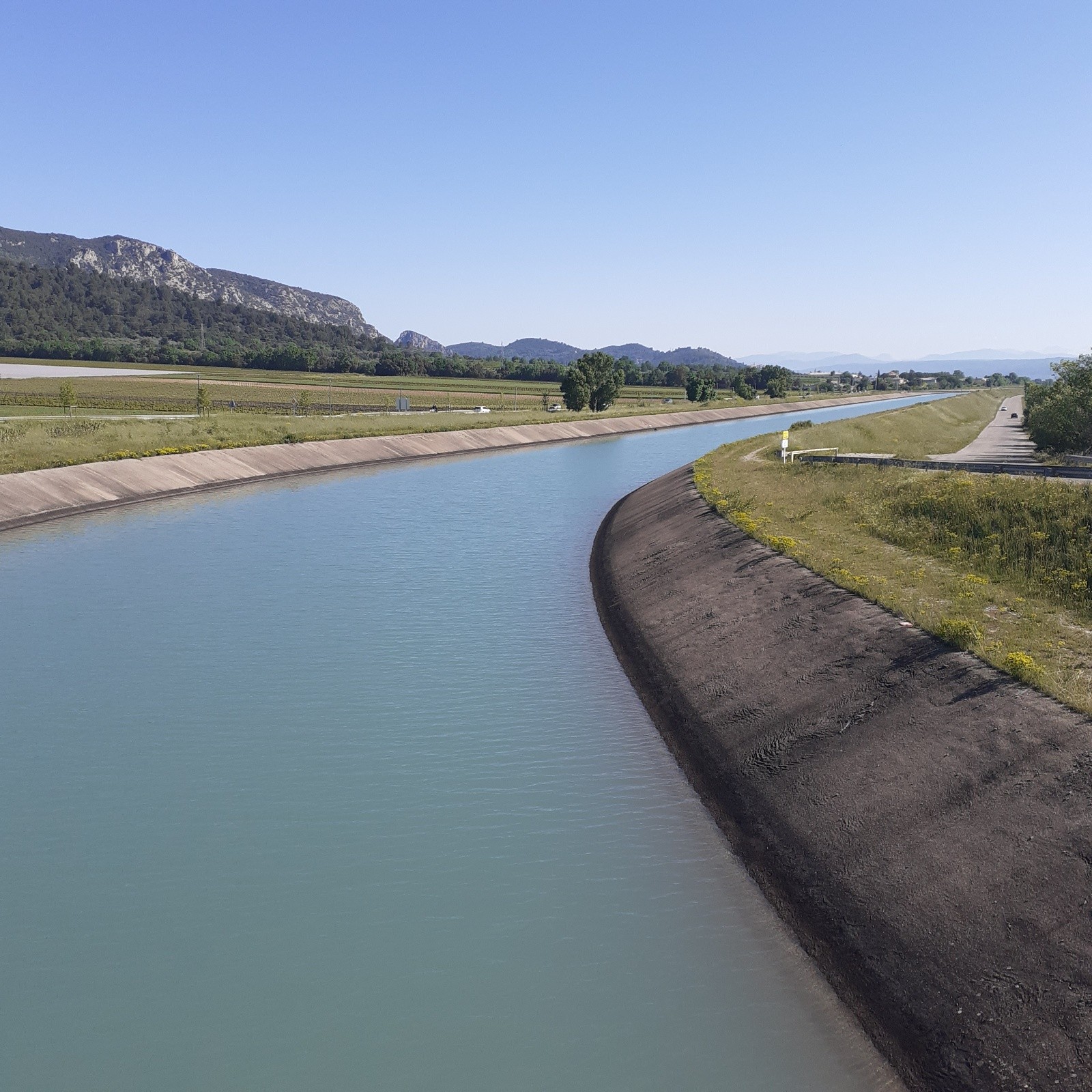 J2, le canal de la Durance à Volx 