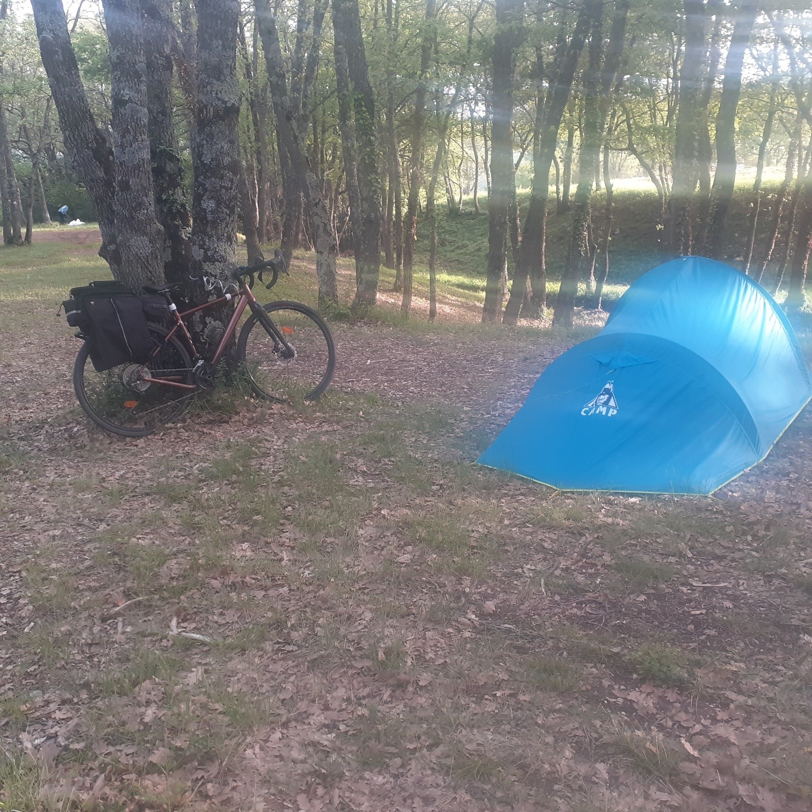 J3, au départ du camping du Bois de Sibourg 