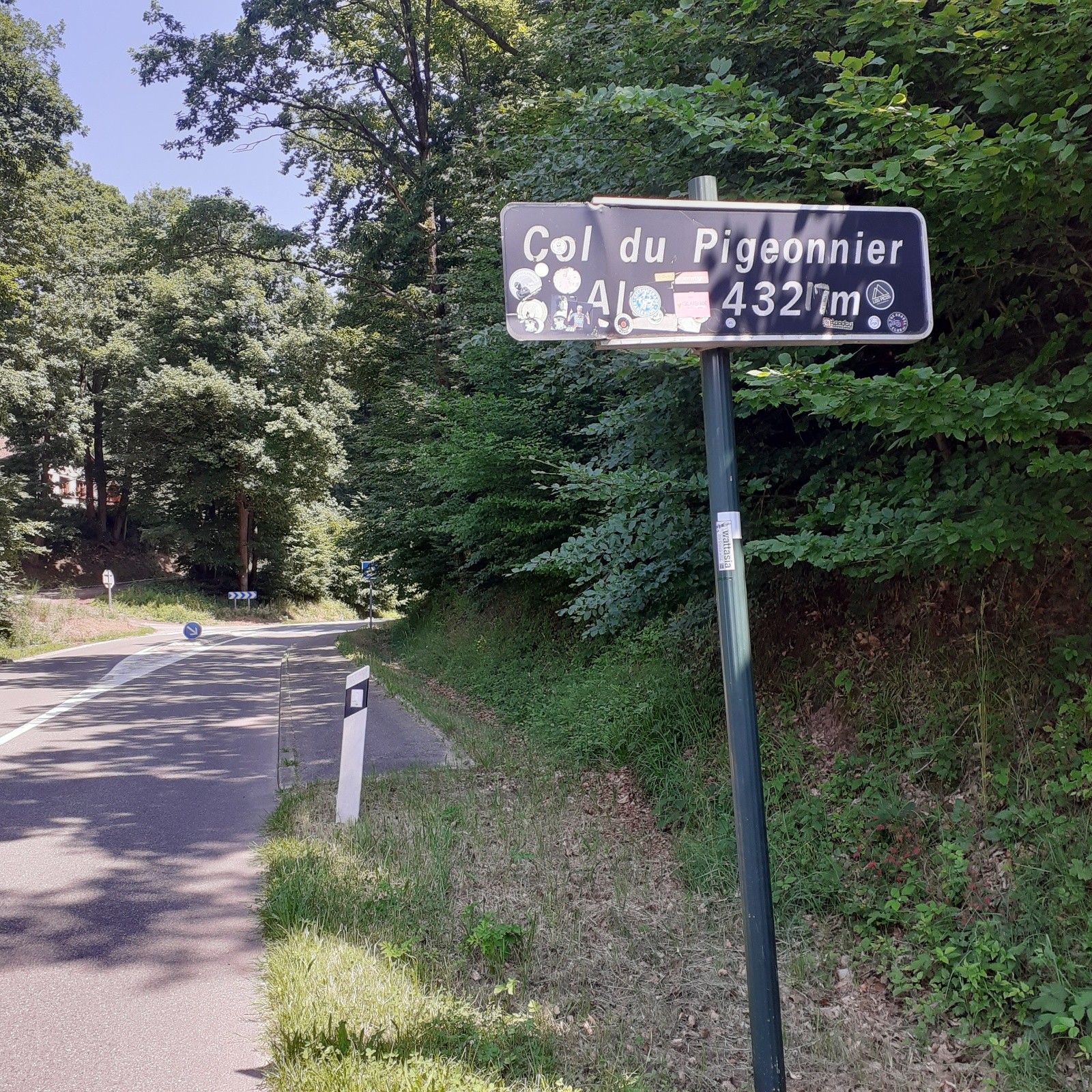 #1 J1, premier col du jour et de la traversée, juste après Wissembourg J1, premier col du jour et de la traversée, juste après Wissembourg