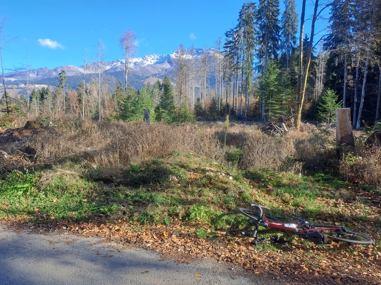 #3 Depuis le Col Des Mouilles: la neige a bien fondue Depuis le Col Des Mouilles: la neige a bien fondue