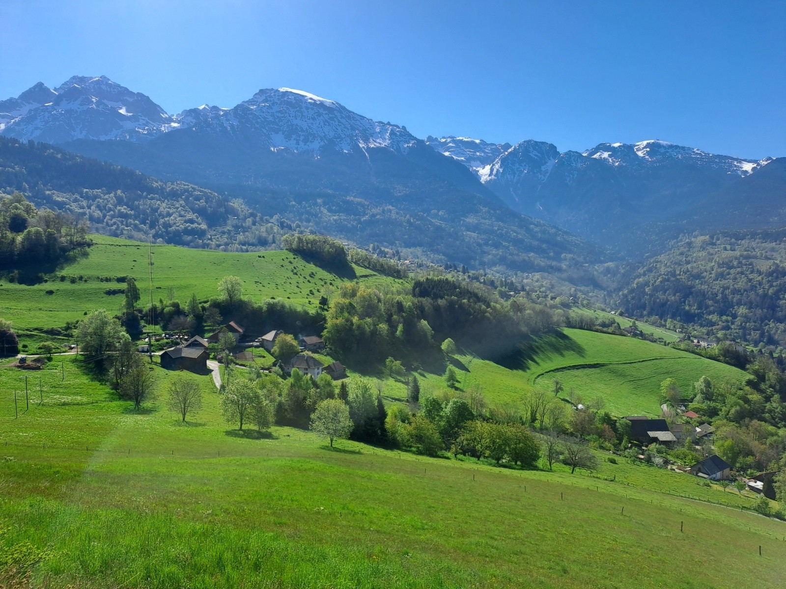 Belle vue depuis les balcons de Belledonne&nbsp;