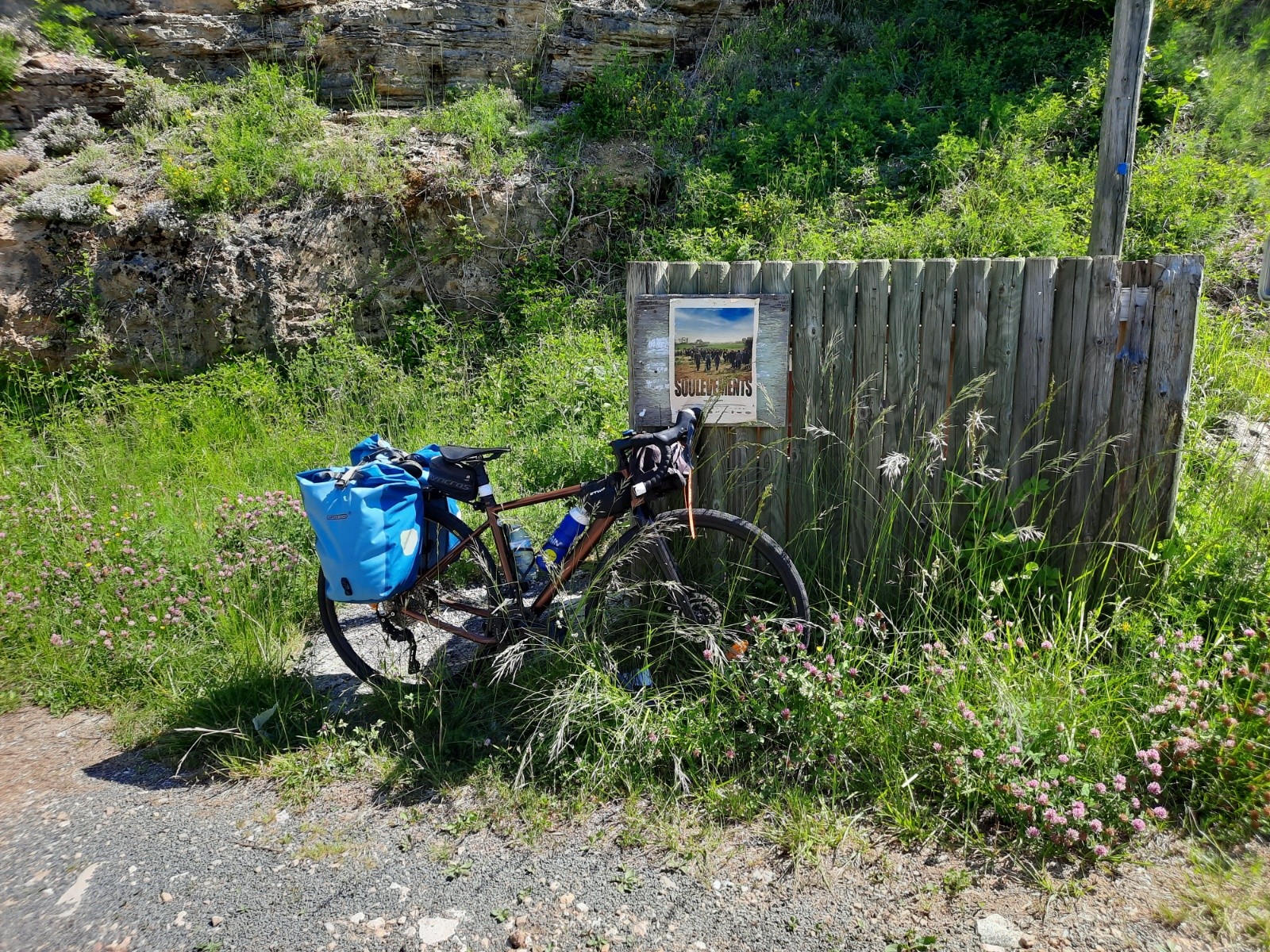 #18 Pause à Solpérières, avant d Pause à Solpérières, avant d'attaquer un km à 10%