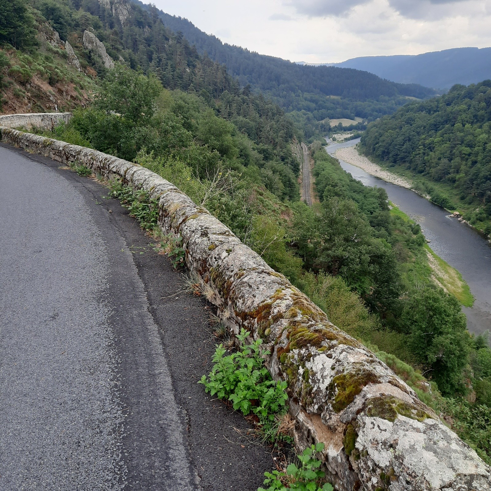 J6 les gorges avant de descendre sur Alleyras