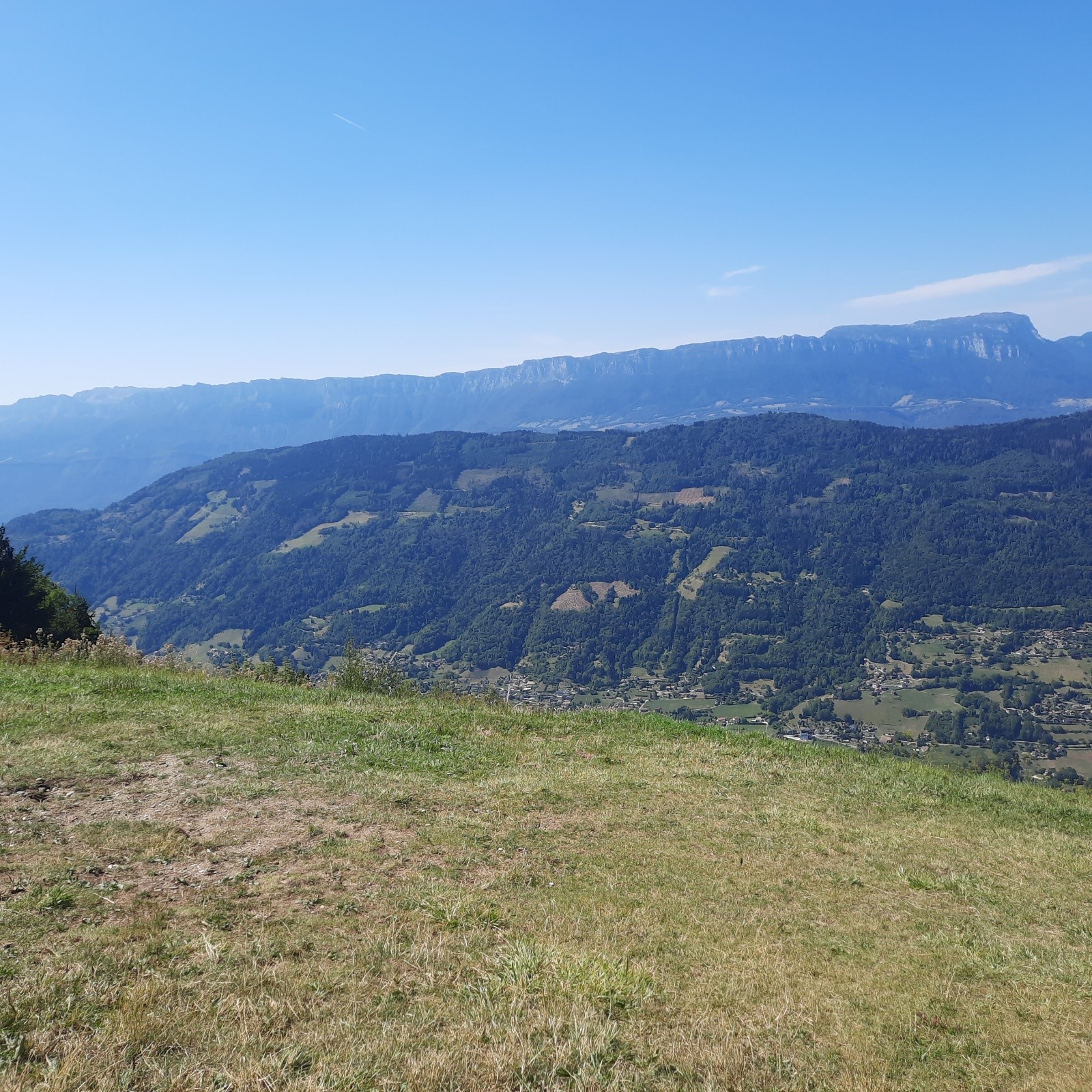 Décollage parapente du Collet