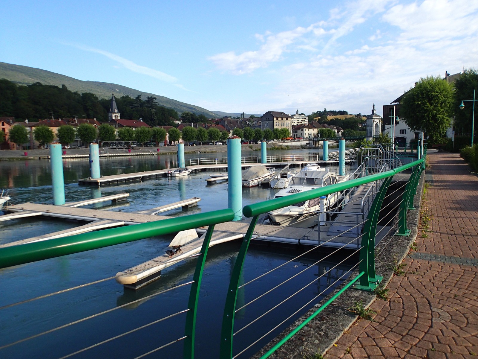 #1 Départ tranquille le long du Rhône... Départ tranquille le long du Rhône...