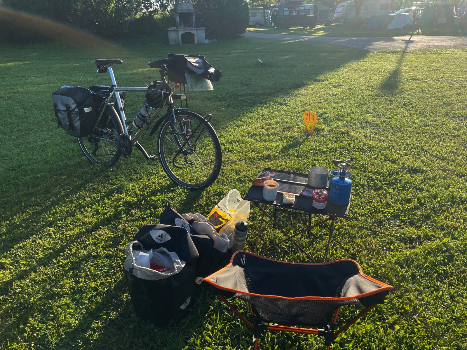 #1 P P'tit'dèj' au camping dans mes gamelles et zou...