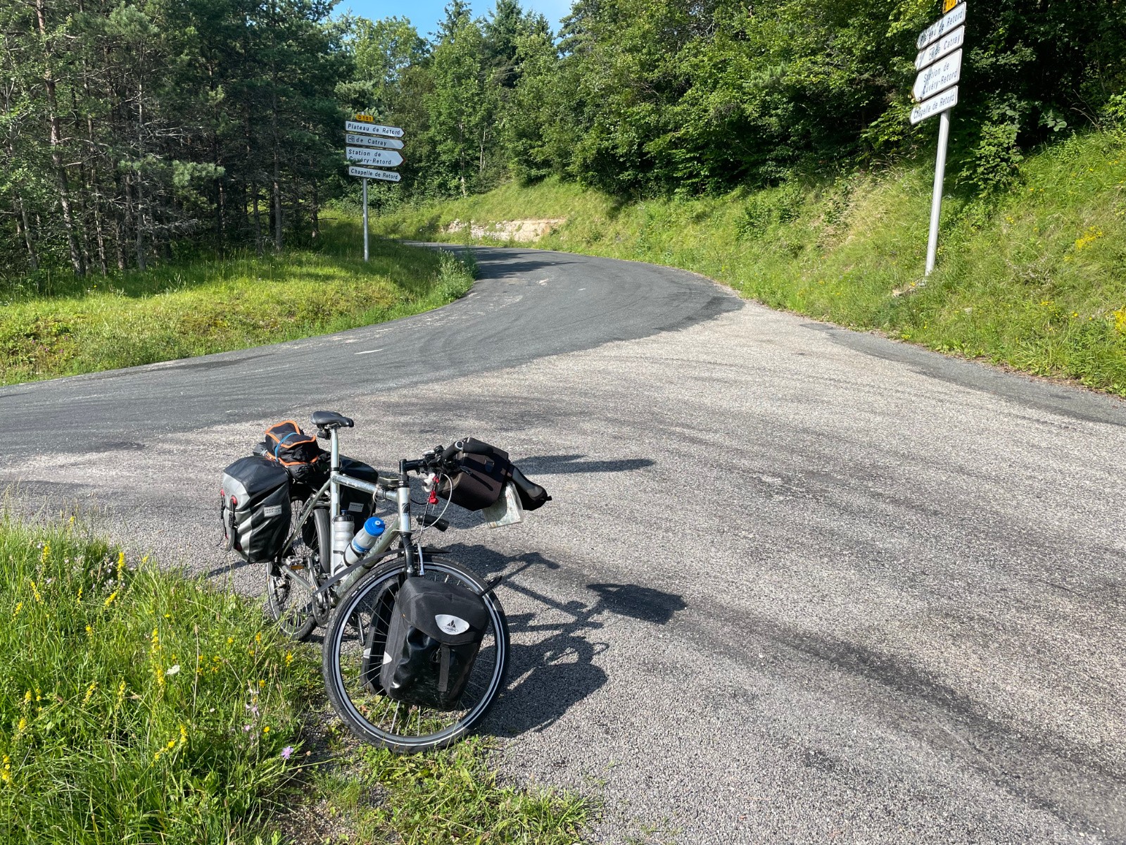 à l'attaque du plateau du Retord...