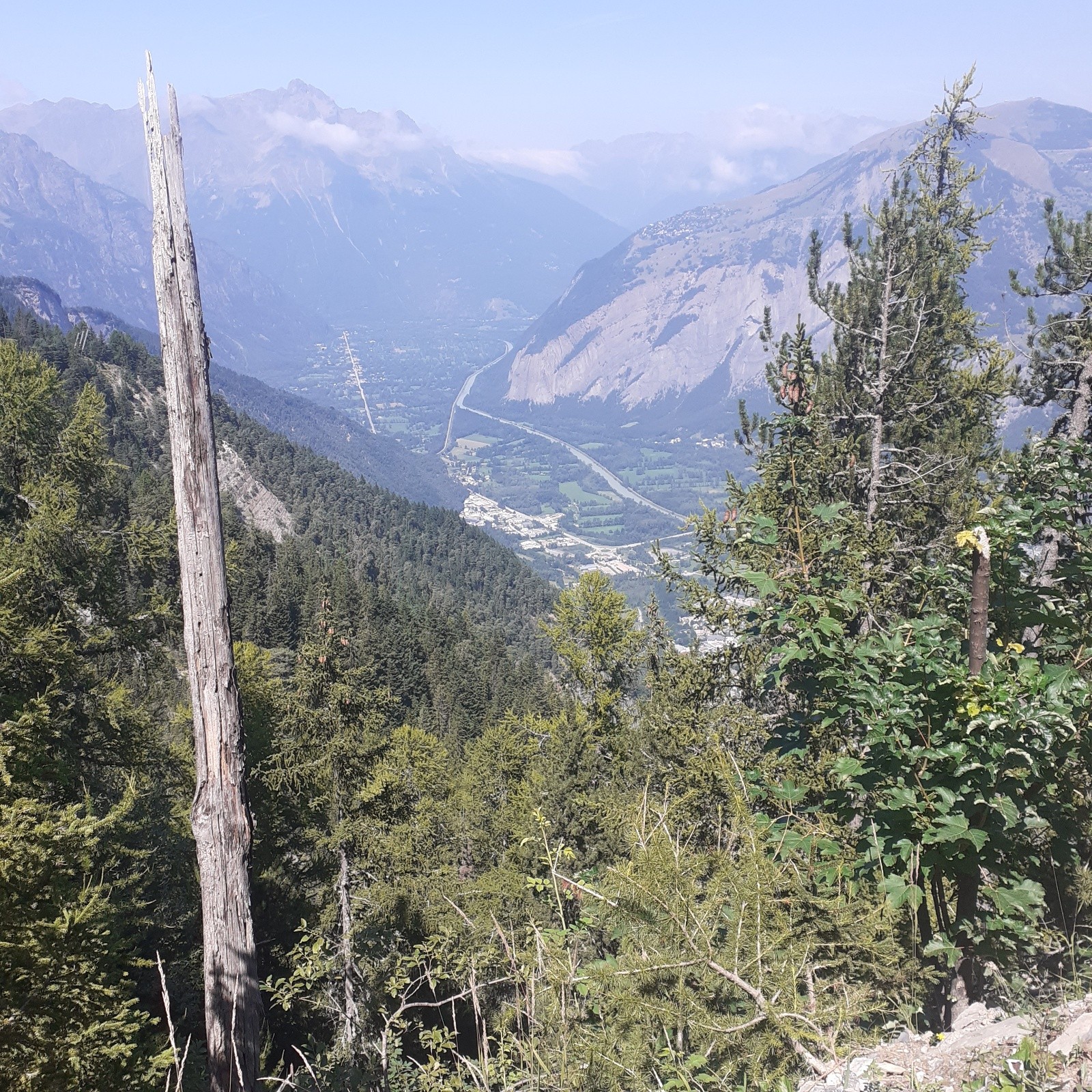 Vers Rochetaillée avant le col
